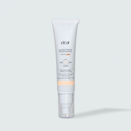 SUNSCREEN PROTECTOR SOLAR SPF 50 CLARO ELIXIR BY LA MAGA PROTEGE