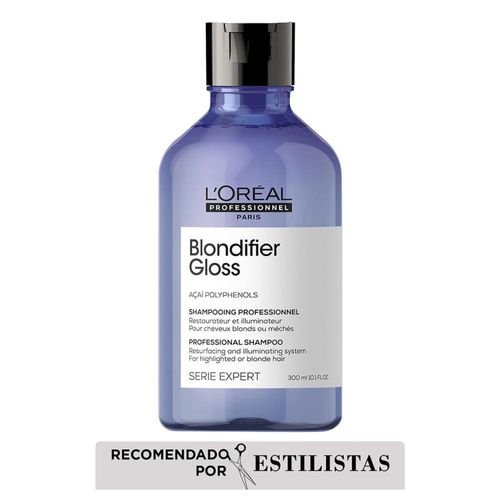 SHAMPOO BLONDIFIER GLOSS NUTRICIÓN Y CUIDADO DEL RUBIO LOREAL PRO