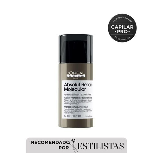 MASCARILLA REPARADORA LEAVE-IN ABSOLUT REPAIR MOLECULAR LOREAL PRO