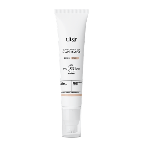 SUNSCREEN PROTECTOR SOLAR SPF 50 MEDIO ELIXIR BY LA MAGA PROTEGE