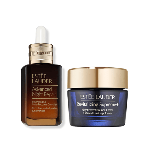 SET ESTEE LAUDER DÚO NOCTURNO SUERO REPARADOR ADVANCED NIGHT REPAIR + CREMA HIDRATANTE REVITALIZING SUPREME